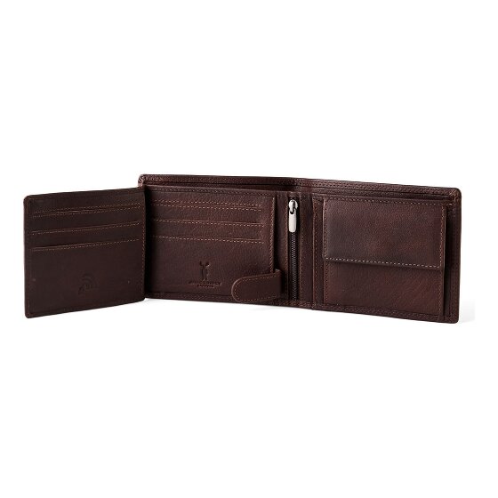 Jack Kinsky Porto 101 Portemonnee RFID-bescherming Leer 12.5 cm