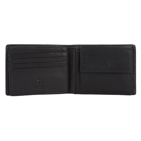Jack Kinsky Montreal Portemonnee RFID-bescherming Leer 12 cm