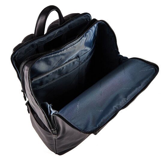 Piquadro Zaino Dagrugzak Leer 34 cm Laptop compartiment