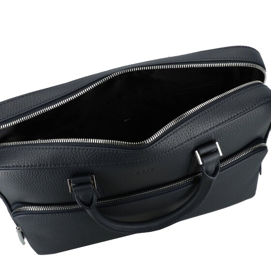 Boss New Crosstown Koffer Leer 38 cm Laptop compartiment