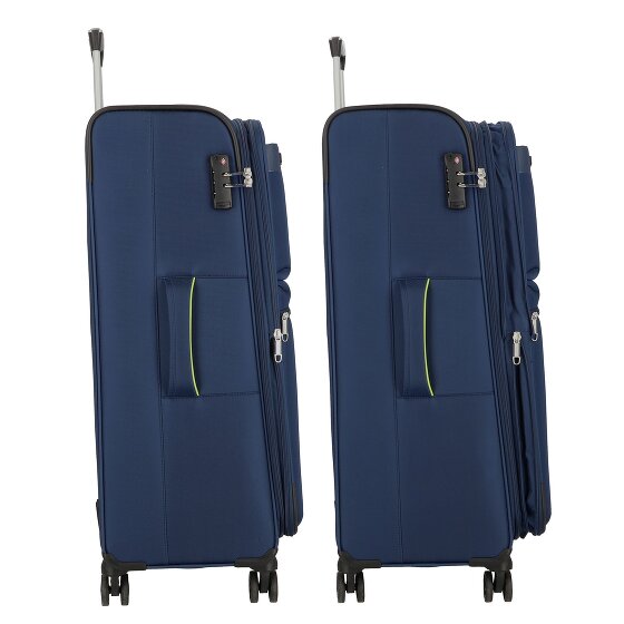 d&n Travel Line 6704 4-wielige trolley 75 cm