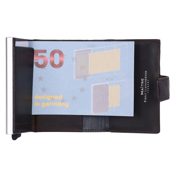 Maître Birkheim C-Three Kredietkaart etui RFID-bescherming Leer 6.5 cm