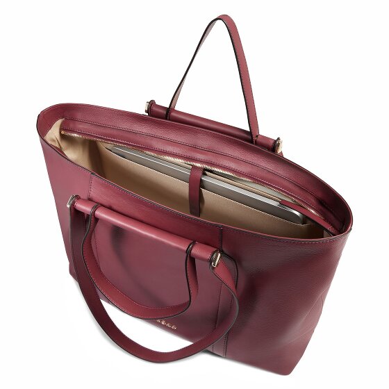 Piquadro Circle Shopper Tas Leer 38 cm Laptop compartiment