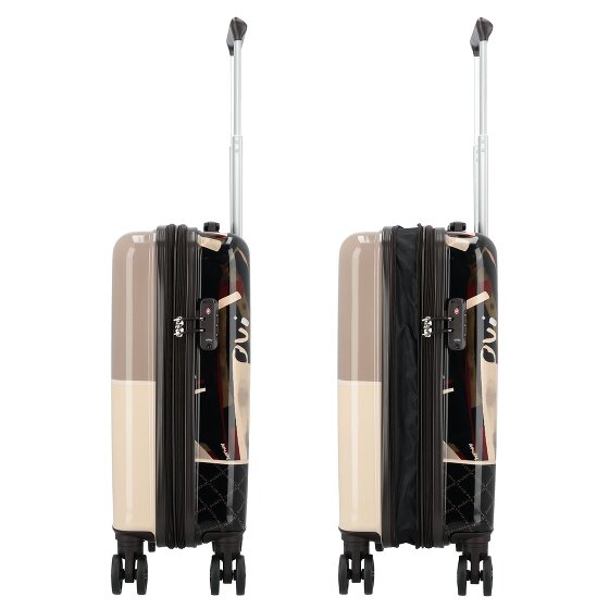 Anekke Viaje 4 wielen Cabinewagen 55 cm met uitbreidingsplooi