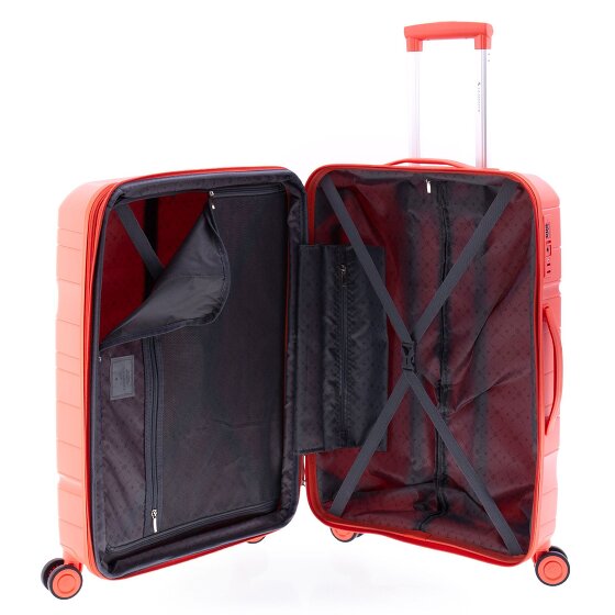 Gladiator 3800 4 wielen Trolley 67 cm met uitbreidingsplooi