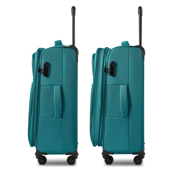 Smartbox Edition 04 4 wielen Kofferset 3-delig met uitbreidingsplooi