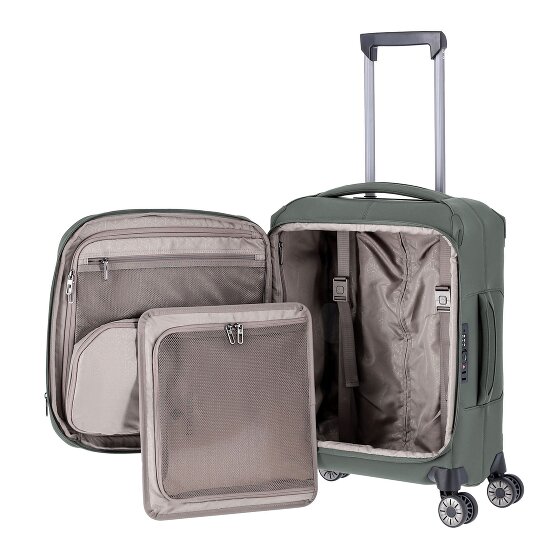 Travelite Priima 4 wielen Cabinewagen 55 cm met uitbreidingsplooi