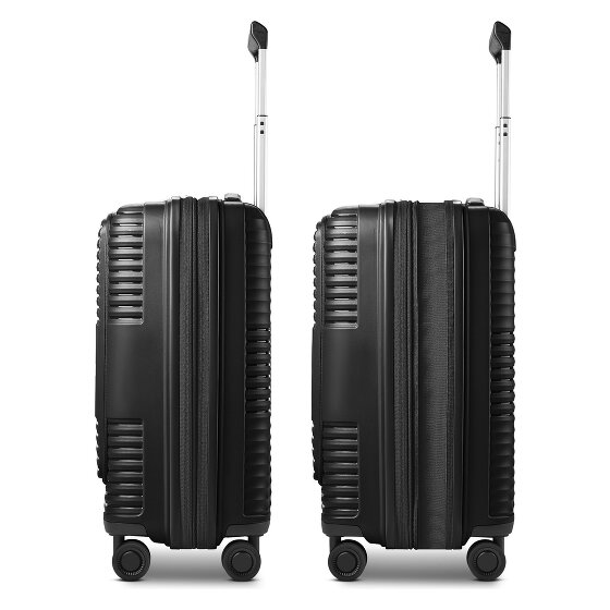 Redolz Essentials 17 2.0 4 wielen Cabinewagen 55 cm Laptopvak met uitbreidingsplooi