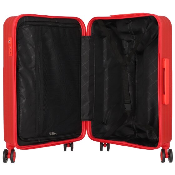 Check.In Liverpool 4 Roll Suitcase Set 3st.