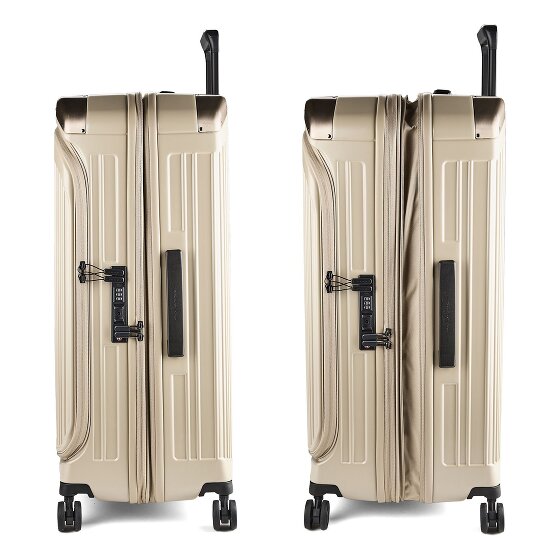 Piquadro PQ-Light 4 wielen Trolley 78 cm met uitbreidingsplooi