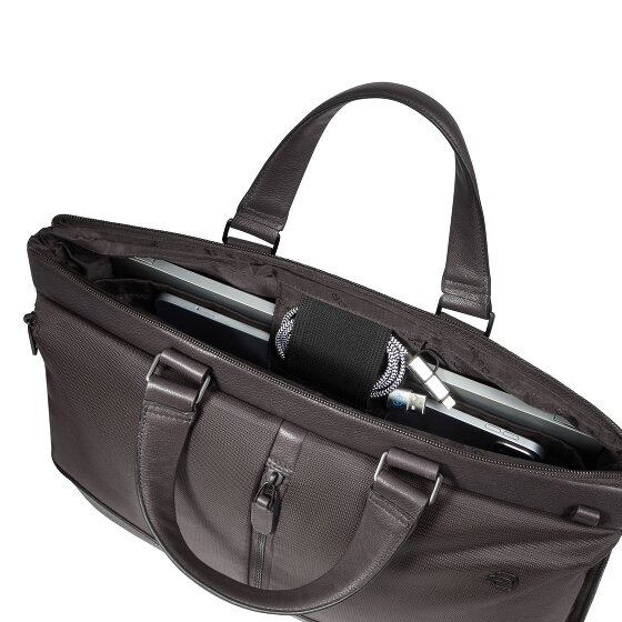 Piquadro Marcel Koffer Leer 42 cm Laptop compartiment