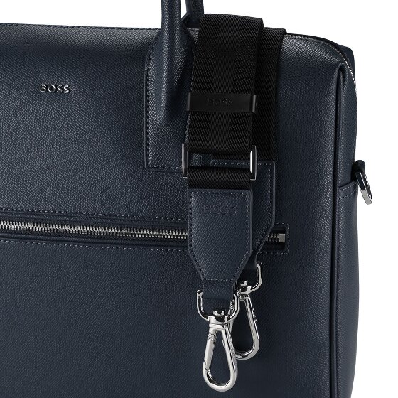 Boss Daxter Koffer Leer 38 cm Laptop compartiment