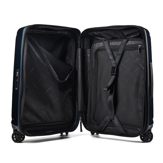 Samsonite Nuon 4 wielen Cabinewagen 55 cm met uitbreidingsplooi
