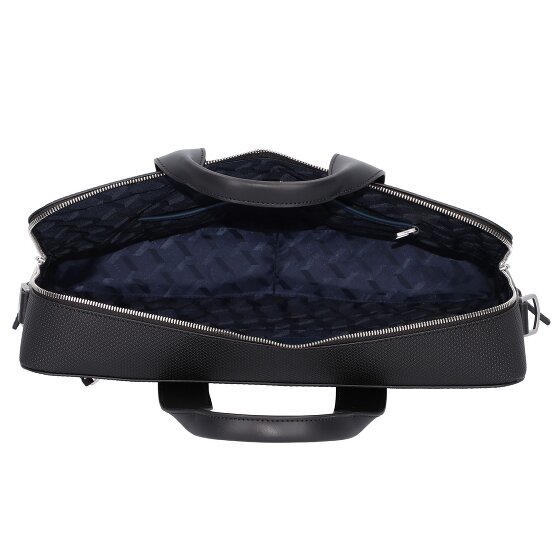Lacoste Chantaco aktetas Leer 39 cm Laptopcompartiment