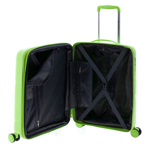 Gladiator 0800 4 wielen Trolley 55 cm met uitbreidingsplooi