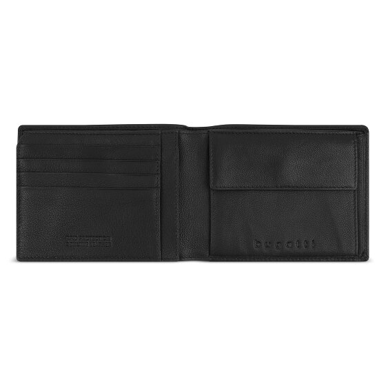 bugatti Black Magic Portemonnee RFID-bescherming Leer 12 cm