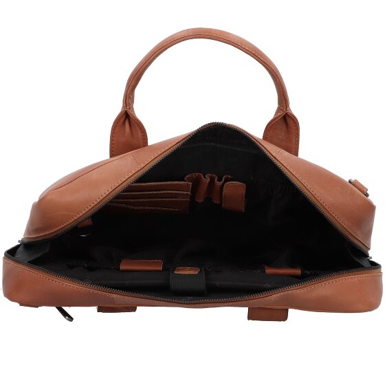 Plevier Gherkin Gherkin Koffer Leer 40 cm Laptop compartiment