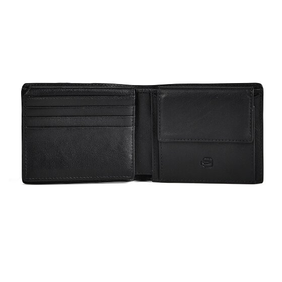 Piquadro Victor Portemonnee RFID-bescherming Leder 11 cm