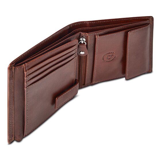 bugatti Valencia Portemonnee RFID-bescherming Leder 12 cm