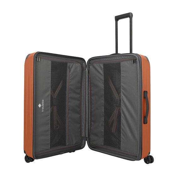 Travelite Dynamiic 4 wielen Kofferset 3-delig met uitbreidingsplooi
