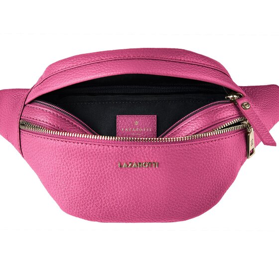 Lazarotti Bologna leer Fanny pack met dubbele rits, crossbody, leer, 25 cm