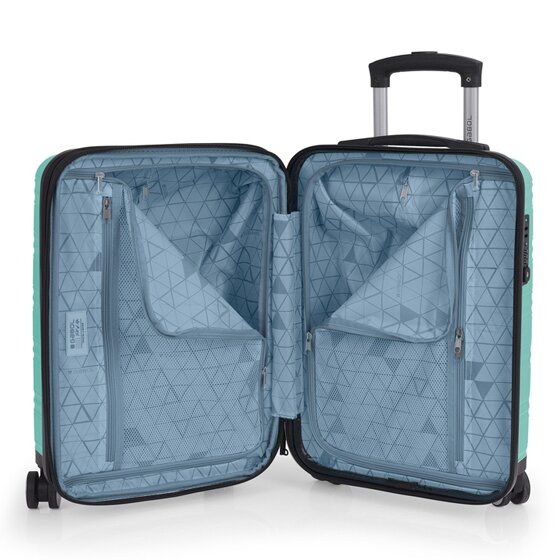 Gabol Uyiko 4 wielen Cabinewagen 54 cm met uitbreidingsplooi