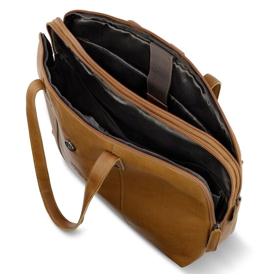 Klondike 1896 Gold Charles Koffer Leer 37 cm Laptop compartiment