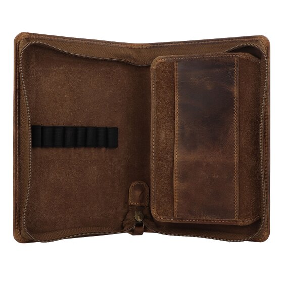 Greenburry Vintage Potloodetui Leer 13.5 cm