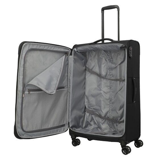 Travelite Umbria 4 wielen Trolley L 77 cm met uitbreidingsplooi