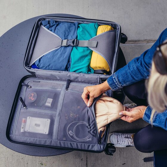 Gregory Quadro Pro 4 wielen Cabinewagen 55 cm met uitbreidingsplooi