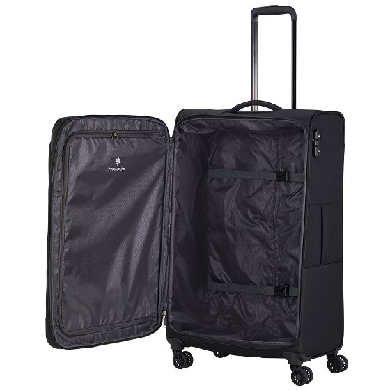 Travelite Chios 4 wielen Trolley L 78 cm met uitbreidingsplooi