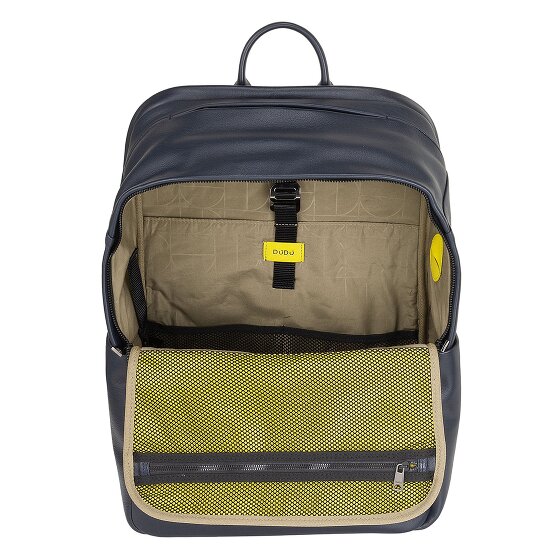 DuDu Sydney Dagrugzak Leer 42 cm Laptop compartiment