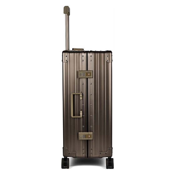 Aleon Traveler trolley met 4 wielen, Aluminium, 67 cm