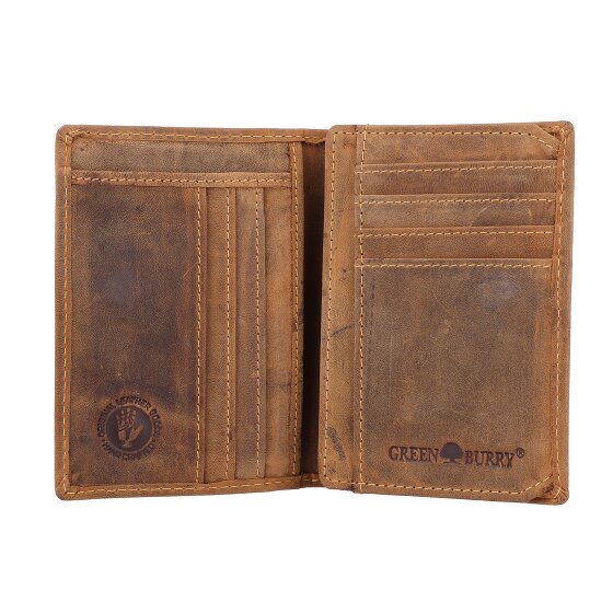 Greenburry Vintage Identiteitskaart etui RFID Leer 9 cm