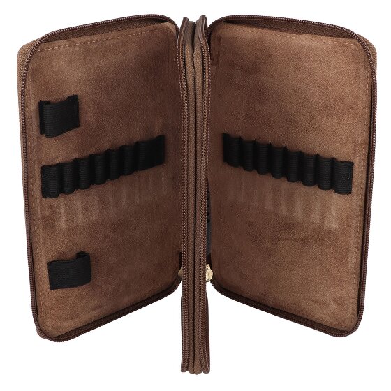 Greenburry Vintage Potloodetui Leer 13 cm