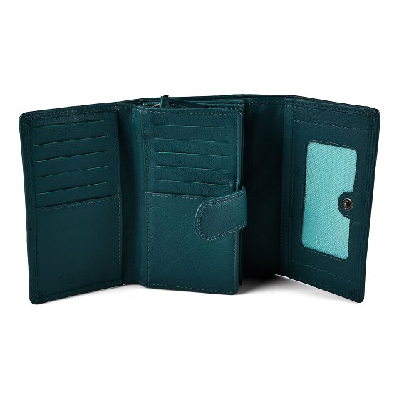 Greenburry Sponsachtig portefeuille leer 15,5 cm