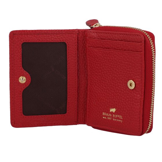 Braun Büffel Asti Portemonnee Leer 10 cm