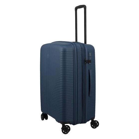 Travelite Air Stripe 4 wielen Kofferset 3-delig met uitbreidingsplooi