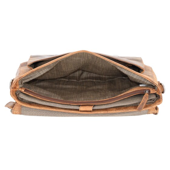 Pride and Soul Aktetas leer 37 cm laptop compartiment