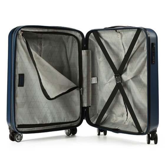 Gabol Future Plus 4 wielen Cabinewagen 55 cm met uitbreidingsplooi