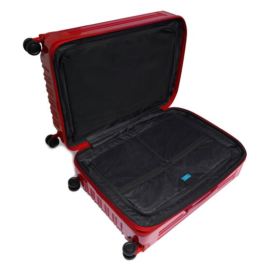 Piquadro PQ-Light 4 wielen Trolley 69 cm met uitbreidingsplooi