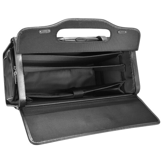 d&n Business & Travel 2 wielen Zakelijke trolley 35 cm Laptopvak