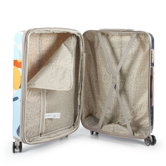 Anekke Eikon 4 wielen Kofferset 2-delig met uitbreidingsplooi