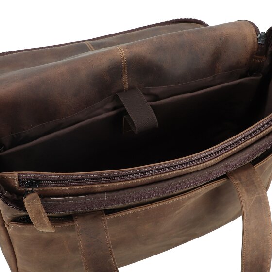 Harold's 2 in 1 Koffer Leer 36 cm Laptop compartiment