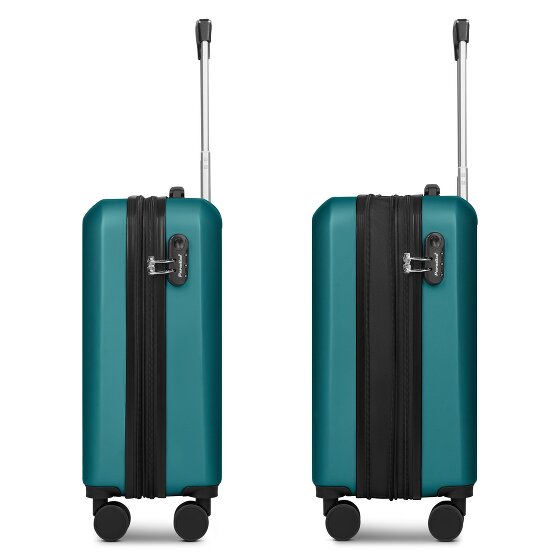 Check.In Paradise 2.0 4 wielen Cabinewagen S 55 cm met uitbreidingsplooi