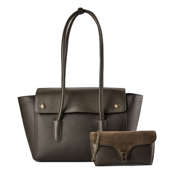 Coccinelle Double Beat Schoudertas Leder 33 cm