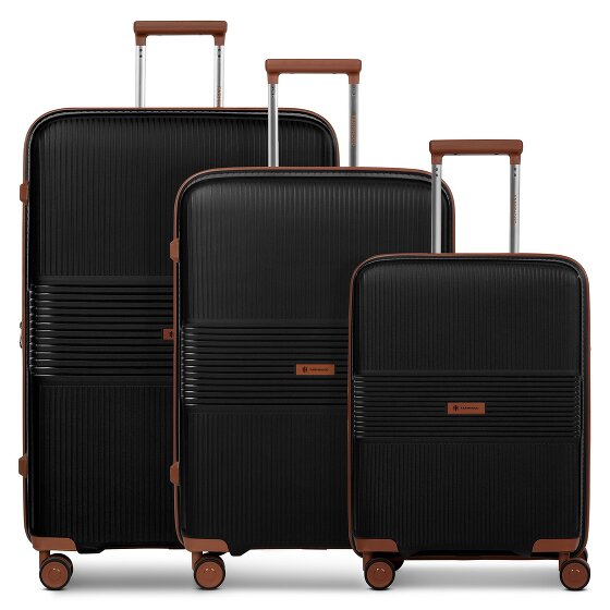 Farmhood Eco Edition 02 4 wielen Kofferset 3-delig met uitbreidingsplooi