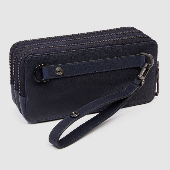 Piquadro Cronus Toilettas Leer 19.5 cm