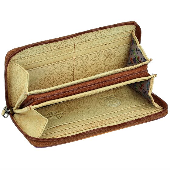 Greenland Nature Art+Craft Portemonnee RFID Leer 20 cm