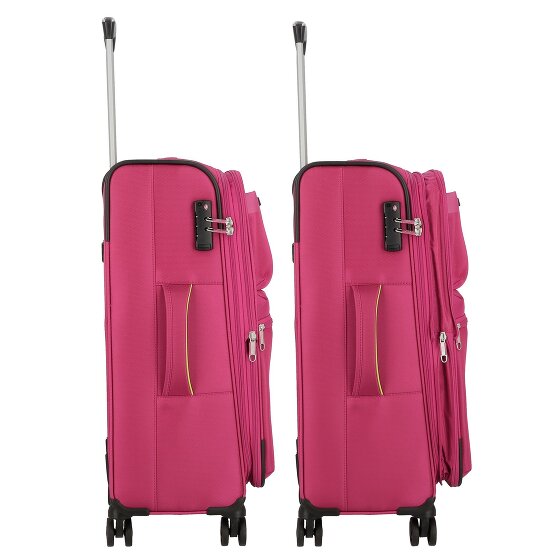 d&n Travel Line 6704 4 wielen Kofferset 3-delig